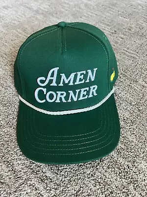 BRAND NEW 2024 Masters Golf Rope Hat - AMEN CORNER - Augusta National • $46.62