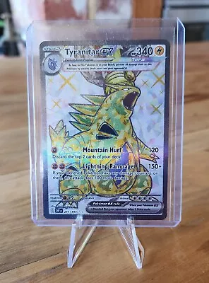 Tyranitar Ex 211/197 Obsidian Flames Full Art Pokemon TCG Card NM • $9