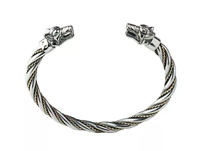 Fenrir | Viking Bracelet | Silver 925 | Tyvodar • $300