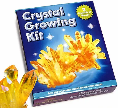 £5.49 • Buy Crystal Growing Kit World Of Science Kids Childrens Educational Set Fun Ty9521