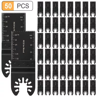 Universal Oscillating Saw Blades Set Multi Tool Carbide Blade Wood Metal Cutter • £16