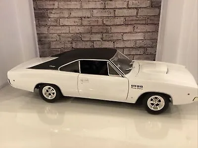 1:18 ERTL 1968 Dodge Charger Keith Block White On Black MA# 089 • $149.99