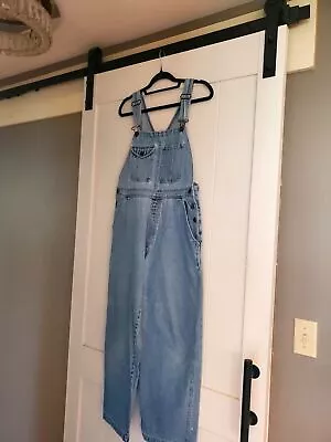 L.L. Bean Denim Overalls Medium Petite • $58