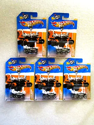 Lot Of 5 Hot Wheels Mars Rover Curiosity 2012 New Models • $23