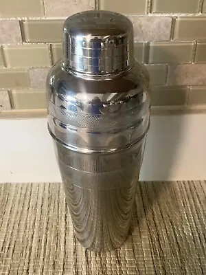 Grey Goose Vodka Stainless Steel Cocktail Shaker 3 Piece Martini Clean Vg • $32.86