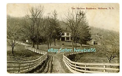 Millerton NY - THE SHELDON RESIDENCE - Postcard Dutchess County • $10