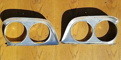 Head Light Bezels Covers Ford 1959 59 Retractable Country Sedan Fairlane • $171.11