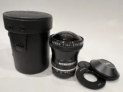 Vintage Kenko Fish-Eye 180 Degree Super Wide Angle Pro Cine Lens Works • $49.97