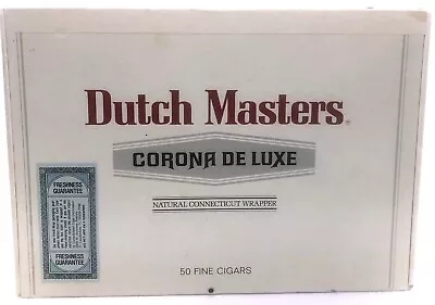 Vintage Dutch Masters Corona De Luxe Cigar Box  -- Empty • $4.95