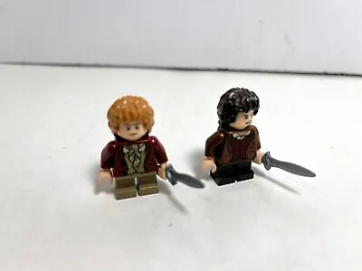 LEGO LOTR:  Bilbo From 79013 And Frodo From 79006 Minifigs Only (2012) • $32