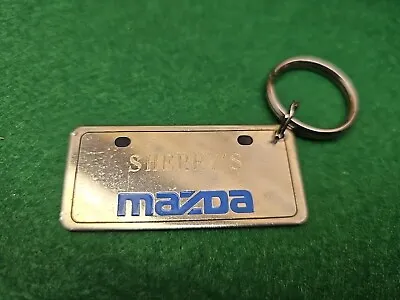 Vintage Baron 80’s MAZDA License Plate Brass Personalized Keychain  SHERRY'S  • $18.99