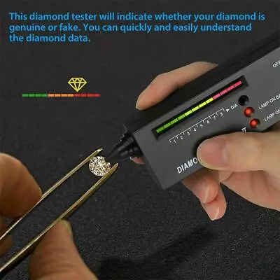 £11.09 • Buy Diamond Gold Silver Tester Selector Gemstone Testing Electronic Kit Tool R2Z9