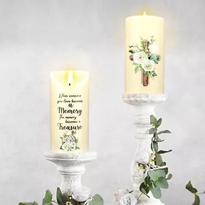 Memorial Candles Memorial Gifts LED Memorial Candles For Loss Of Loved One Sy... • $19.52