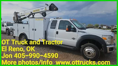 2015 Ford F-550 4wd 8000lb Crane PTO Air Mechanics Service Truck Palfinger • $69850