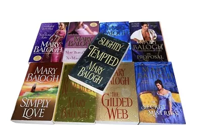 Lot Of 11 Novels 9 Books Mary Balogh Mixed Series Mistress Waite Simply Bedwyn • $23.99