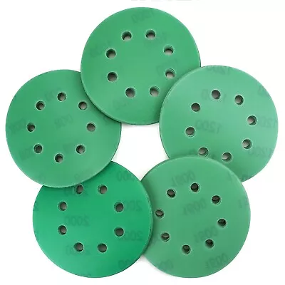 50X 5'' Wet Dry Sanding Discs 400-1500 Grit Random Orbital Sandpaper Hook Loop • $13.99