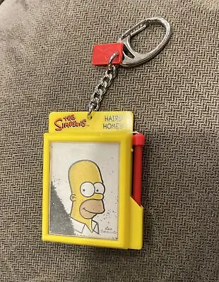 The Simpsons HOMER Hairy Homey Magnetic Keychain Ring Holder RARE Vtg 1996 2003  • $9.99