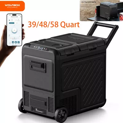 WOLFBOX Portable 12V Car Refrigerator 39/48/58 Quart Dual Zone Car Fridge -8~68℉ • $389.99