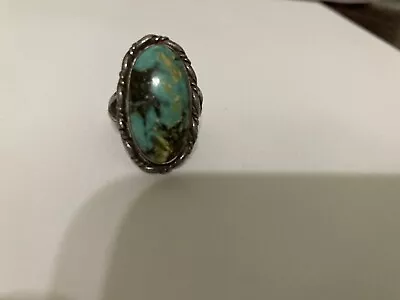 Vintage / Antique (?) Woman's Ring - Possibly  Turquoise Stone • $120