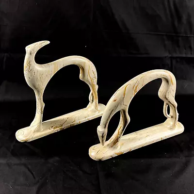 Royal Haeger Art Deco Greyhound Pair - Rare And Perfect! • $178