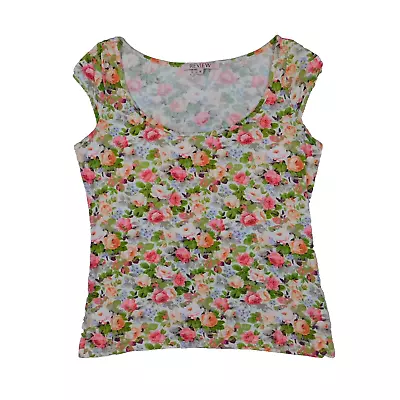 ~SS~ Size 10 REVIEW Floral Top  • $10