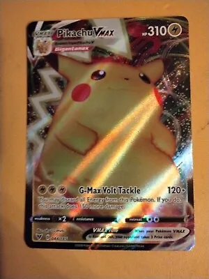 $9.95 • Buy Pokemon Pikachu VMAX 044/185 TCG Card 2020