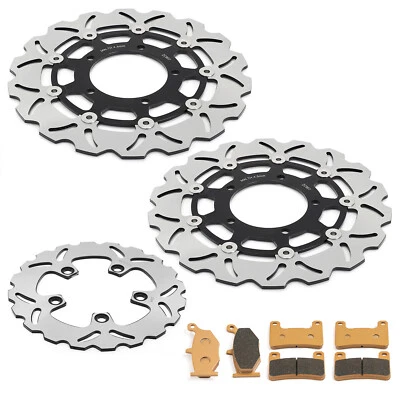 Front Rear Brake Discs Rotors Pads For Suzuki GSX-R 600 750 K6 K7 GSXR1000 07 08 • $314.96