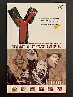 Y: The Last Man: Unmanned Tpb 4th Print *high Grade!*  Brian K. Vaughan! • $9.95