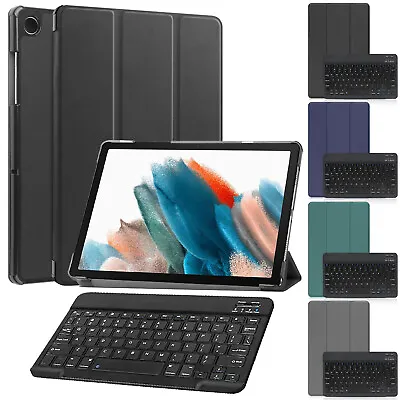 For Samsung Galaxy Tab A9 / A9 Plus 2023 Keyboard Slim Leather Smart Cover Case • £10.97