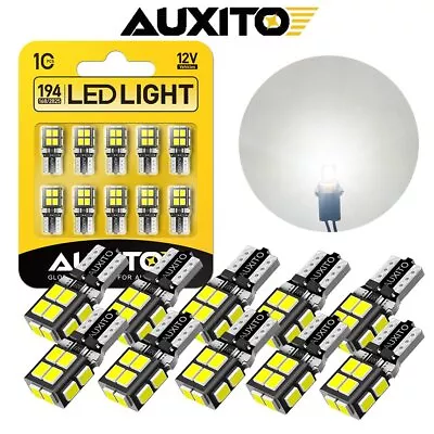 AUXITO 2825 194 168 LED T10 Light Bulb Fit For License Plate/ Side Marker Light • $13.99