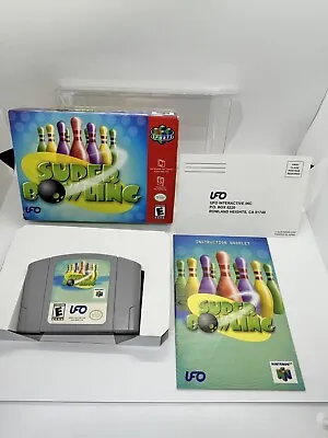 Super Bowling (Nintendo 64 | N64)  Complete CIB W Registration Card RARE • $2499.99