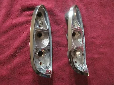 62-69 VW Type 3 Notch Square Fast Back Taillight Bezels Housings Hella • $49.68