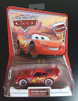 Disney Pixar Cars Chase Lightning Mcqueen With Bumper Stickers Bc • $0.99