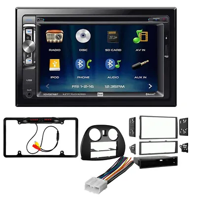 For Mitsubishi 2006-2012 Eclipse XDVD276BT Car Stereo Double DIN Dash Kit & Cam • $186.99
