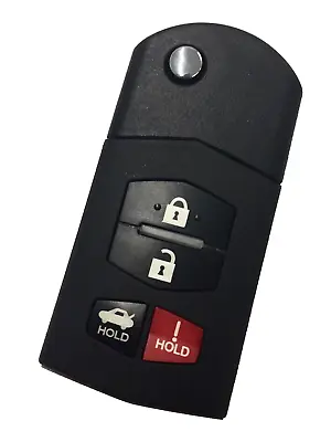 Oem Electronic 4 Button Remote Flip Key Fob For 2009-2015 Mazda Mazdaspeed 3 • $39.94
