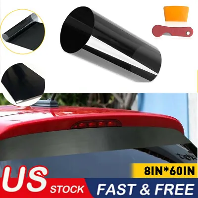 60 X8'' Car Window Tint Windshield Sun Visor Vinyl Decal Strip Sticker Black USA • $9.99