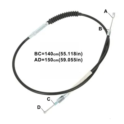 Black 55-1/4'' Clutch Cable Wire Fit For Harley Sportster XL883 XL1200 883 1200 • $16.50
