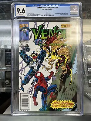 Venom Lethal Protector #4 CGC 9.6 1993 1st Appearance Of Scream NEWSSTAND • $169.99