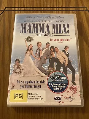 Mamma Mia! (DVD 2008) REGION 4 - **FREE FAST POSTAGE** • $11.50