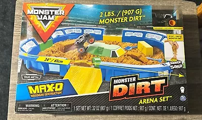 Monster Jam Dirt Arena Playset With 2lbs Of Monster Dirt & 1:64 Monster Truck  • $39.95