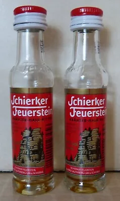 2 X SCHIERKER FEUERSTEIN - FLINT  -  20ml BOTTLES - EMPTY • £1