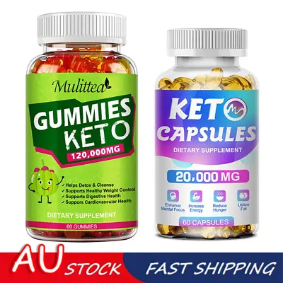 Keto Gummies Fat Burner Weight Loss Supplement Suppress Appetite Keto Diet Pills • $20.99