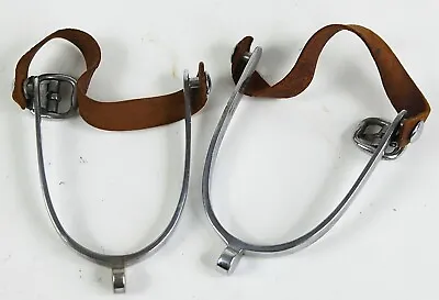 Pair Vintage Stirrups Juvenile Horse Tack Riding Equipment Made In New England • $28.84