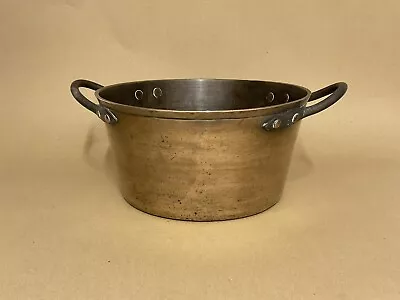 Large Antique Georgian Copper And Wrought Iron Cooking Pot/Cauldron 4.4kg • $242.98