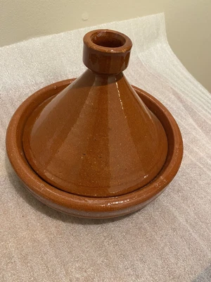 $12 • Buy Moroccan Cooking Tajine Pot Tajine Lead Free, Pots à Ragoût.  8.5 Inches Wide.