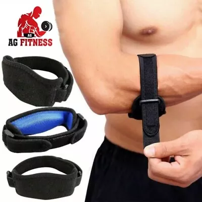 £3.99 • Buy Tennis Elbow Support Brace Band For Gym Sport Golfers Pain Epicondylitis Strap