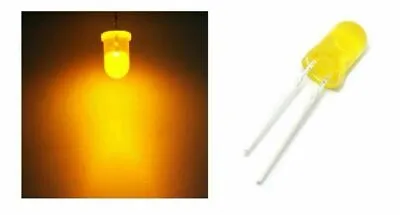 10-1000pcs 5mm LED Light Emitting Diodes Yellow Lights DIY Kit US Fast Ship • $3.39