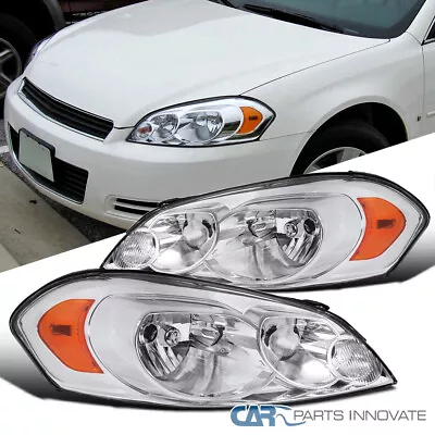 Fit Chevy 06-13 Impala 06-07 Monte Carlo Clear Headlights Headlamps Signal Lamps • $63.95