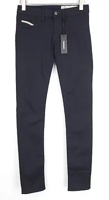 DIESEL Livier R608B W29 Women Jeans Low Waist Jegging Super Slim Fit Dark Blue • £41.99