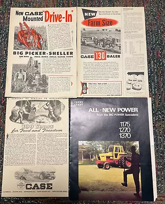 25 + J. I. Case Tractor & Machinery Magazine Ads • $10